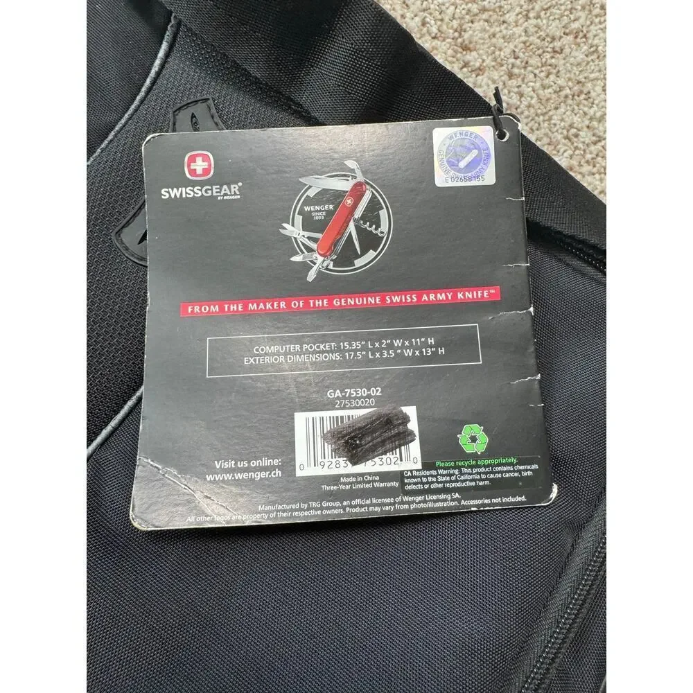 SWISSGEAR JASPER Messenger Laptop bag, Lots of pockets! NWT!